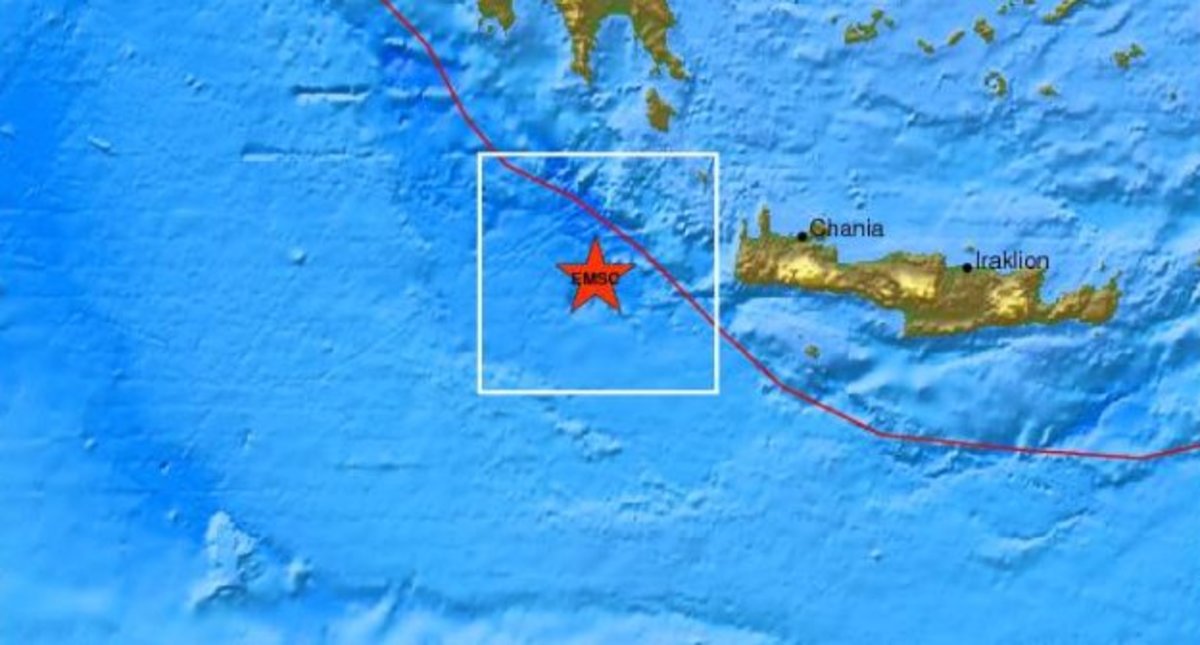 Νέος σεισμός 4,9 Ρίχτερ στην Κρήτη