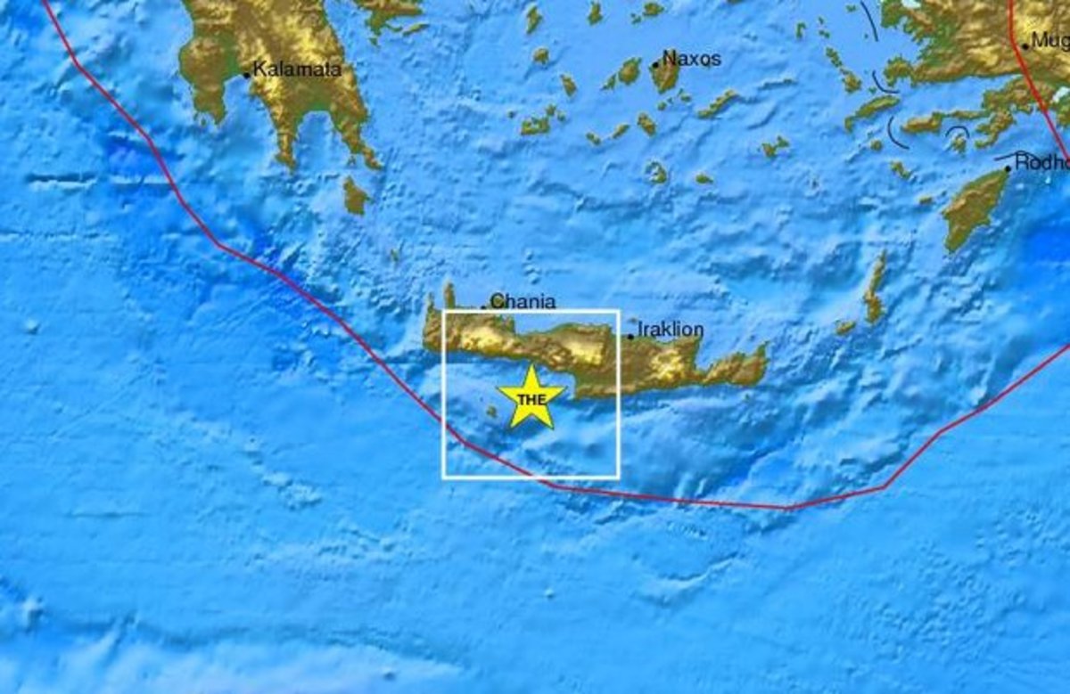 O χάρτης των... ρίχτερ από Ευρωμεσογειακό Σεισμολογικό Κέντρο