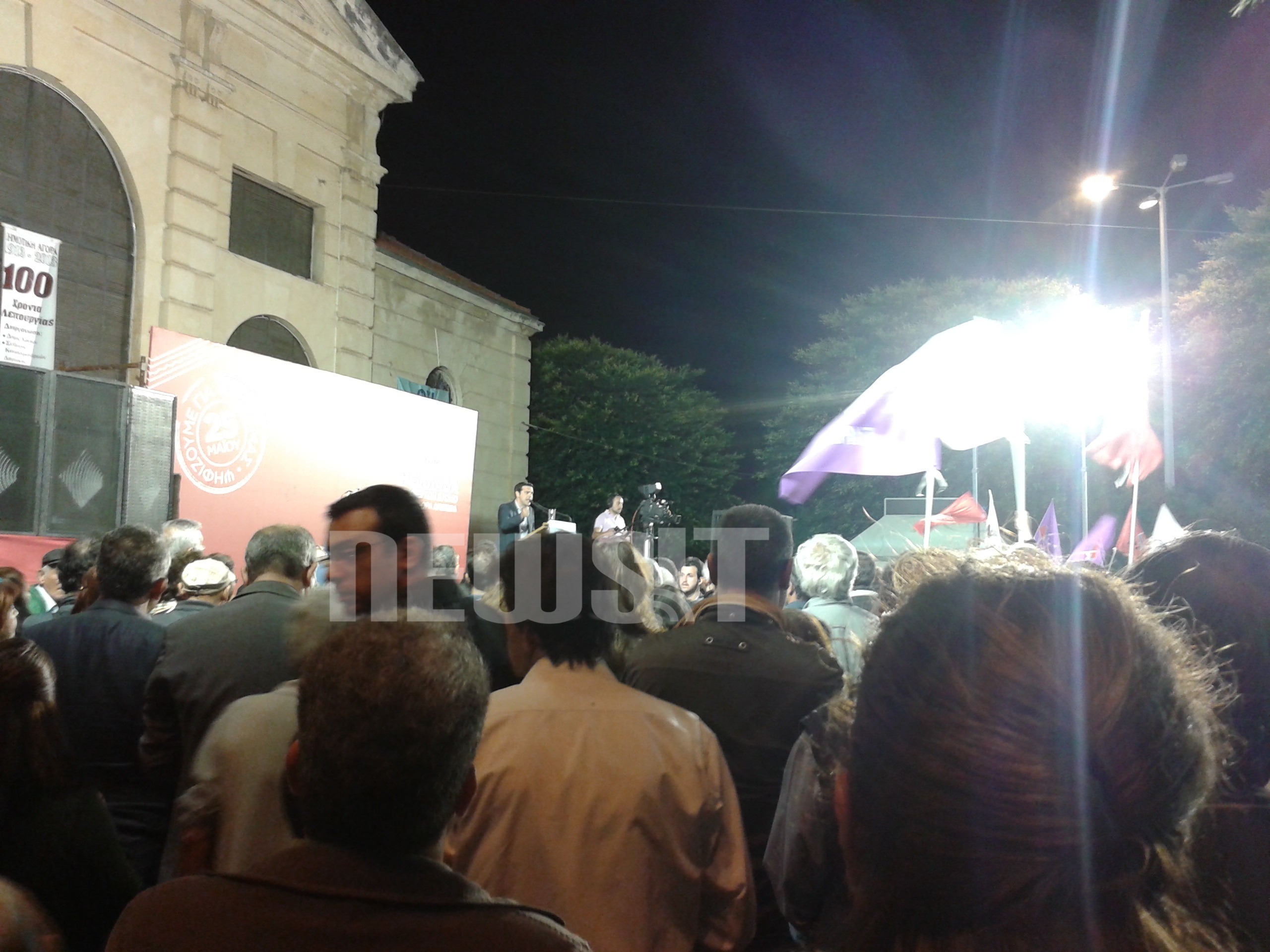 Τσίπρας από Χανιά: Όποιος ψηφίζει Σαμαρά, ψηφίζει Μέρκελ και Σόιμπλε (ΦΩΤΟ)