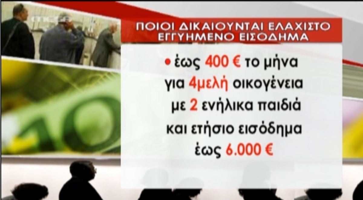 Ποιοι δικαιούνται εγγυημένο εισόδημα