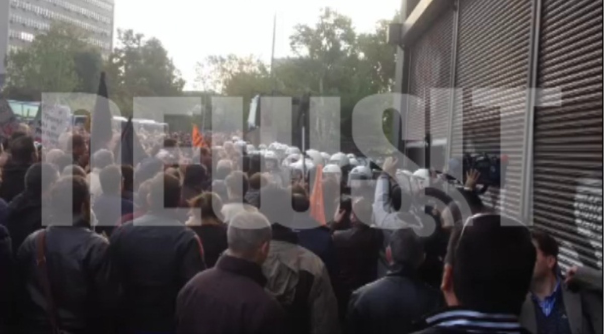 ΔΕΘ:Επεισόδια, μπουκάλια και ξύλο