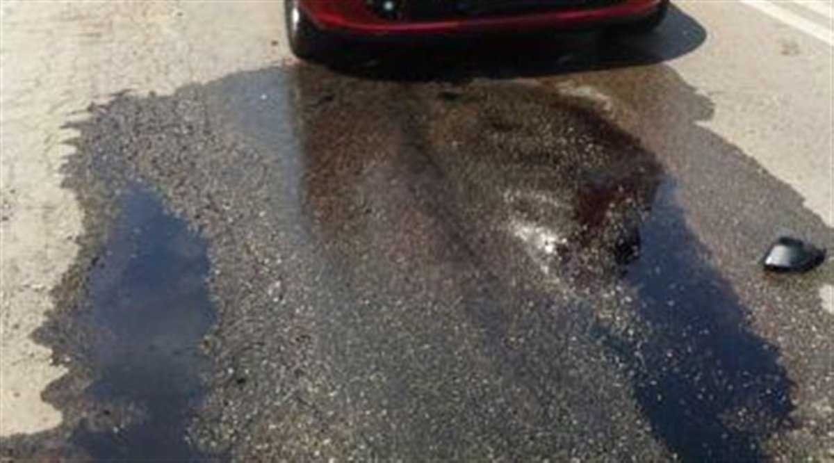 Θεσσαλονίκη: Τα λάδια έκλεισαν το δρόμο