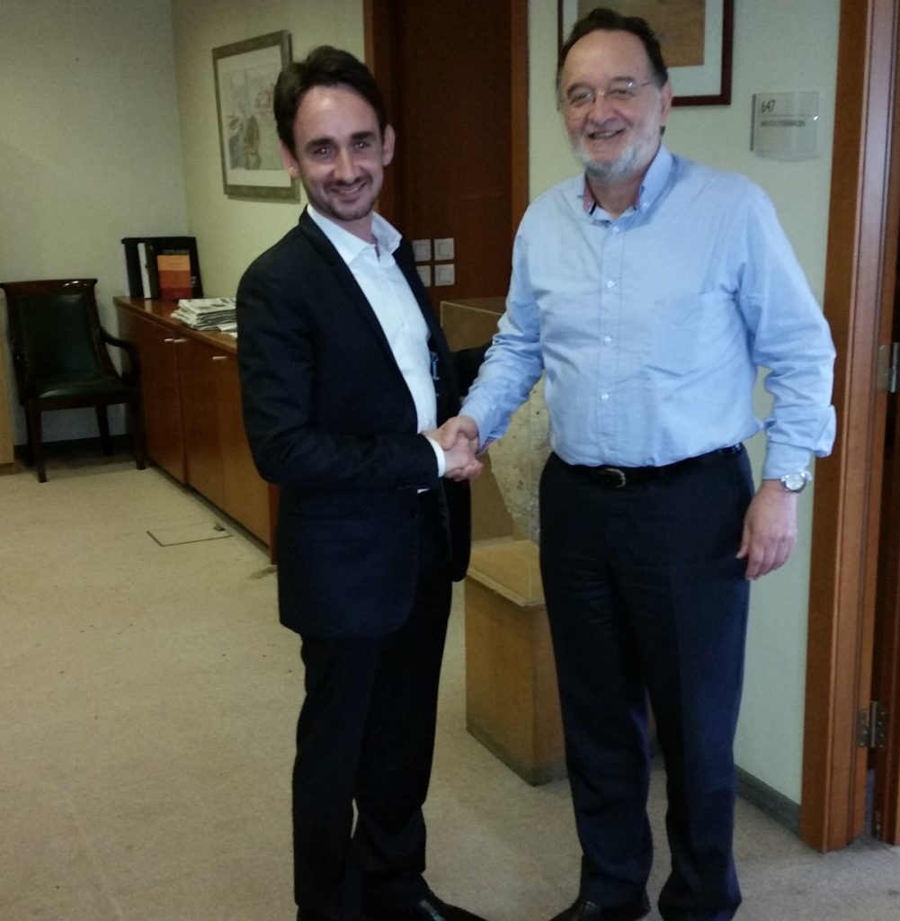 Συνάντηση Λαφαζάνη με τον πρέσβη της Βενεζουέλας Φαρίτ