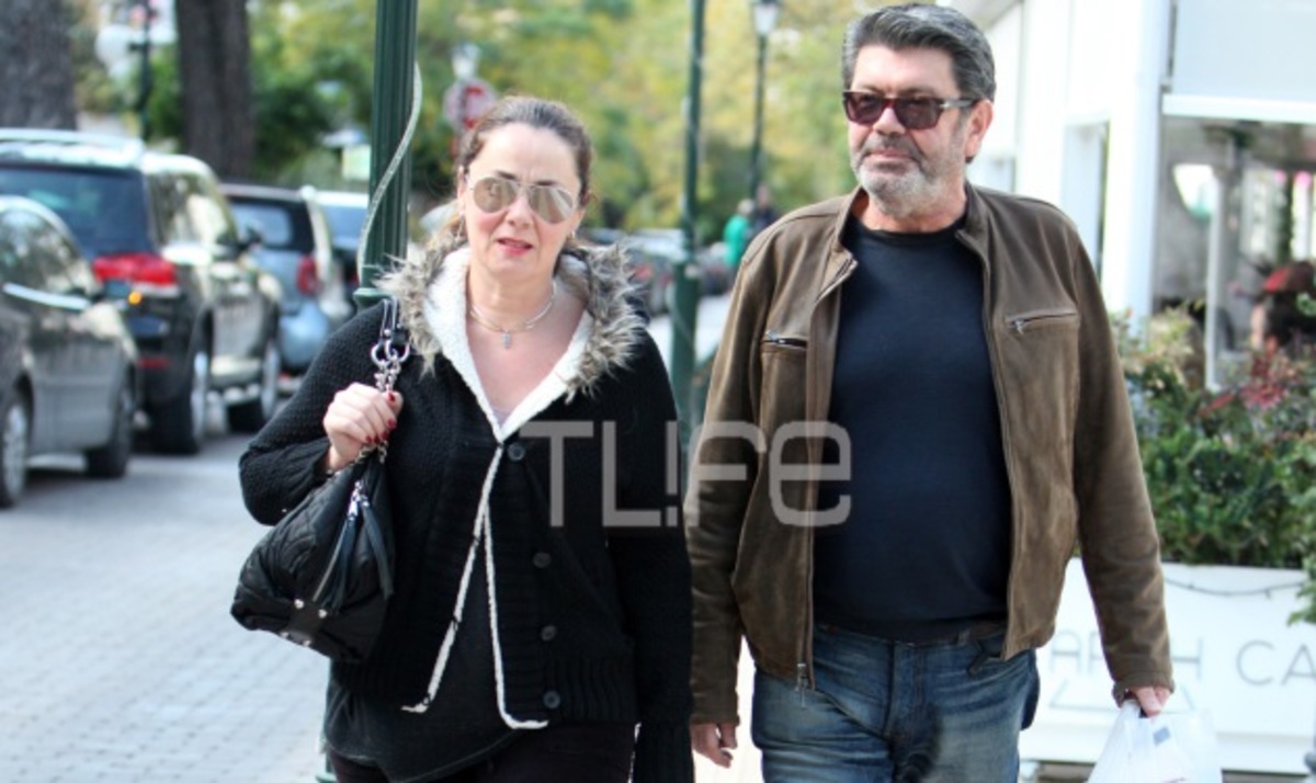 O Γιάννης Λάτσιος κάνει βόλτα με την αδερφή του στην Κηφισιά! ΦΩΤΟ