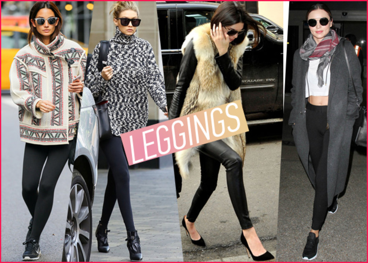Tα leggings είναι τάση: Πώς τα φόρεσαν οι stars;