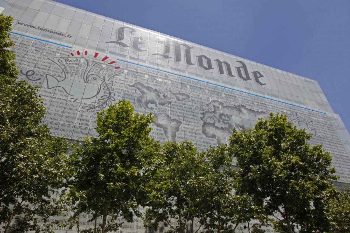 Τα κεντρικά γραφεία της γαλλικής εφημερίδας Le Monde. ΦΩΤΟ REUTERS