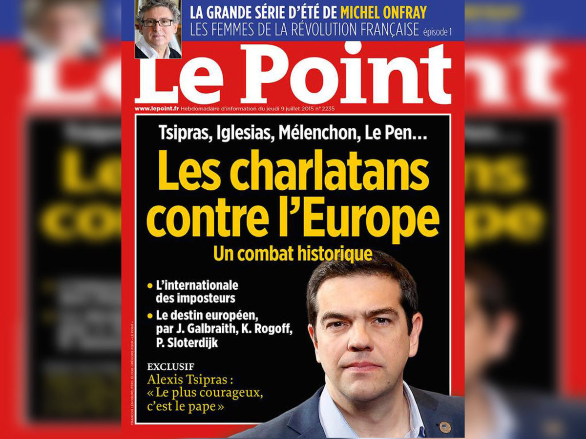 Le Point: Ο Τσίπρας και οι άλλοι τσαρλατάνοι της Ευρώπης