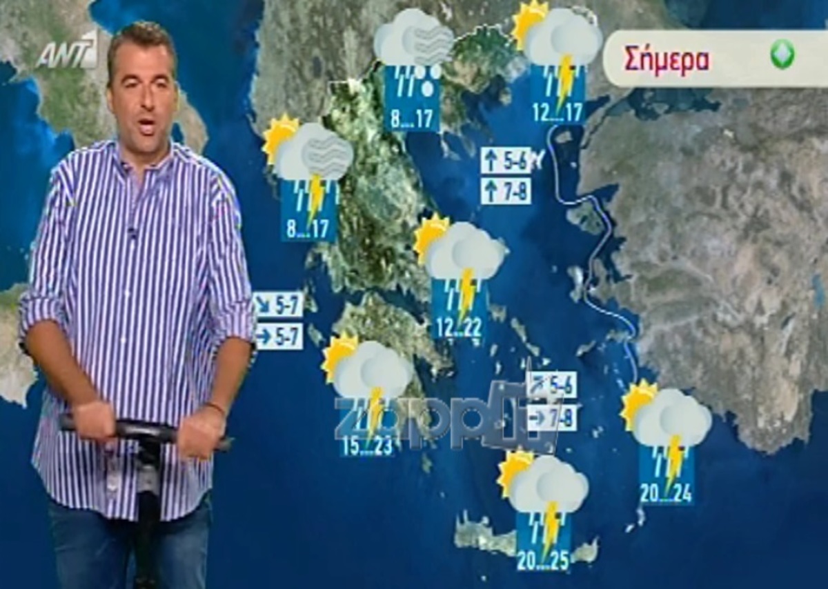 Γιώργος Λιάγκας: Η γκάφα του την ώρα του καιρού