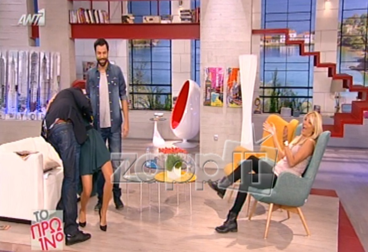 Γιώργος Λιάγκας: Φίλησε την Ελένη Βαΐτσου μπροστά στη Φαίη!