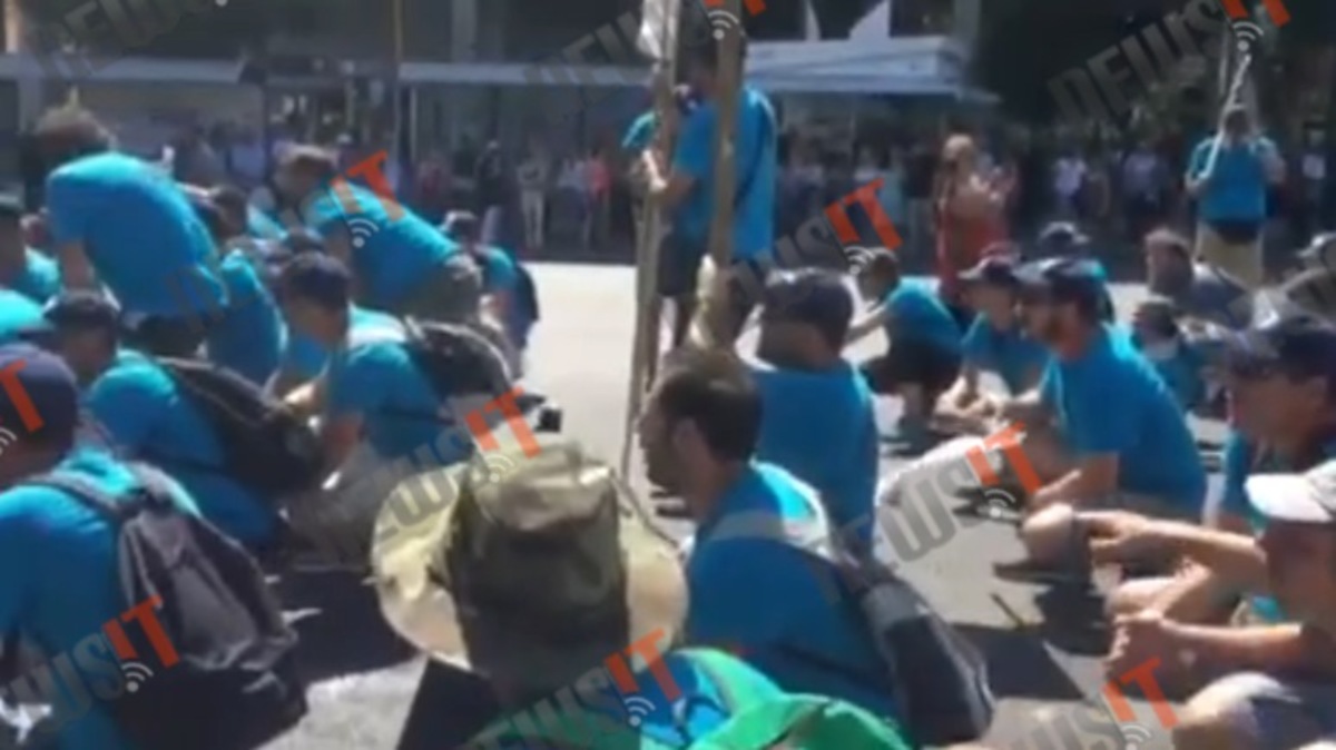 Διαμαρτυρία εργαζομένων στα λιπάσματα