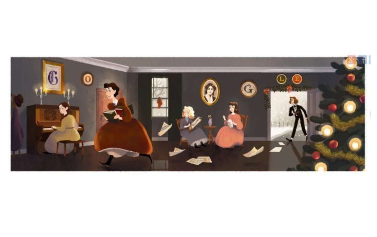Louisa May Alcott: Σήμερα η Google την τιμάει με Doodle [pics]
