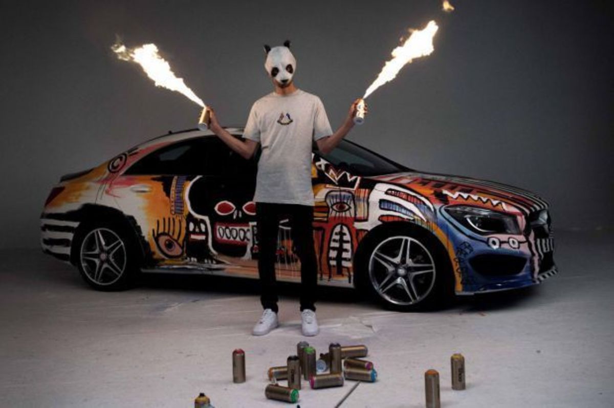 H νέα Mercedes-Benz CLA γίνεται art car