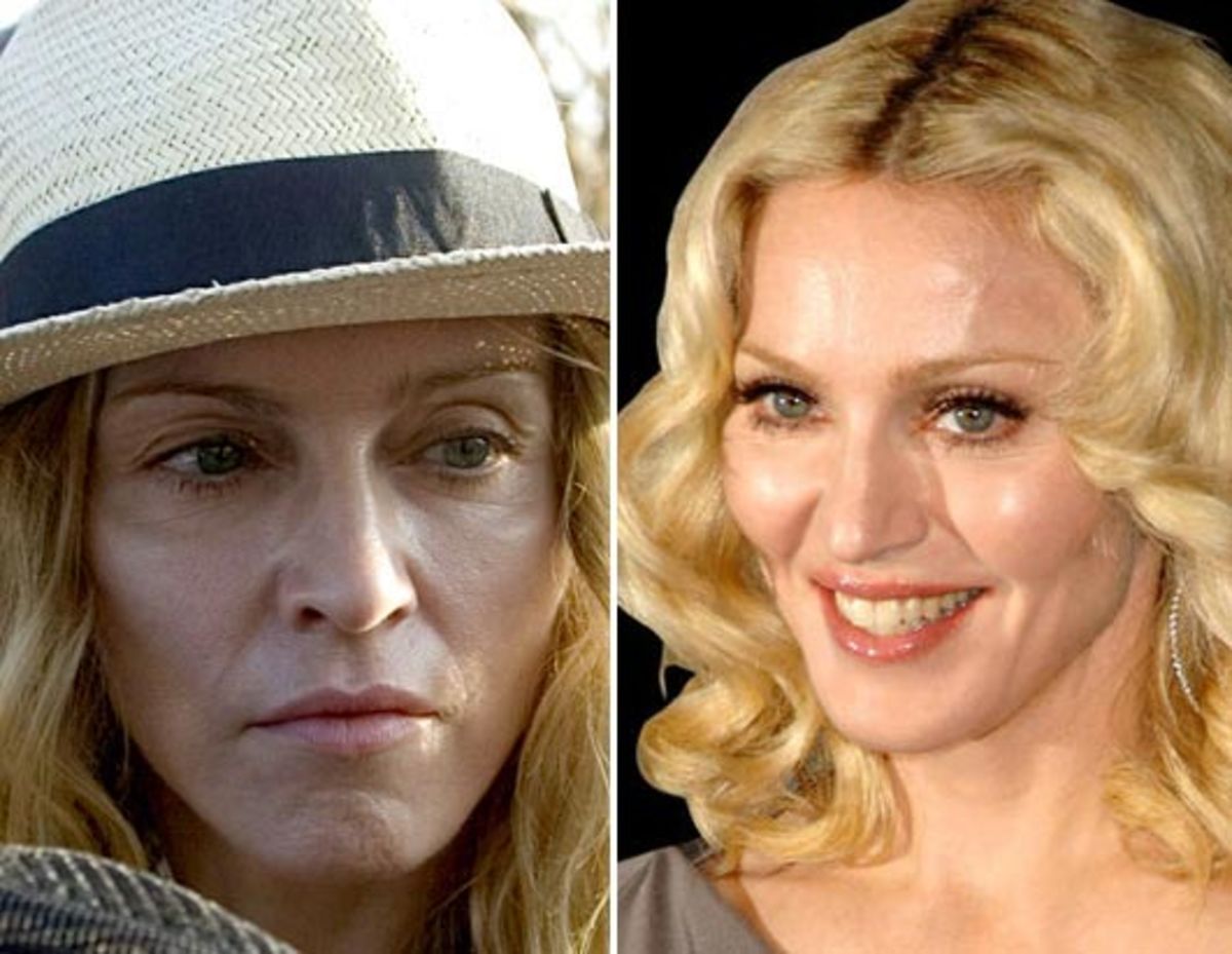 Мадонна в 40 лет без макияжа