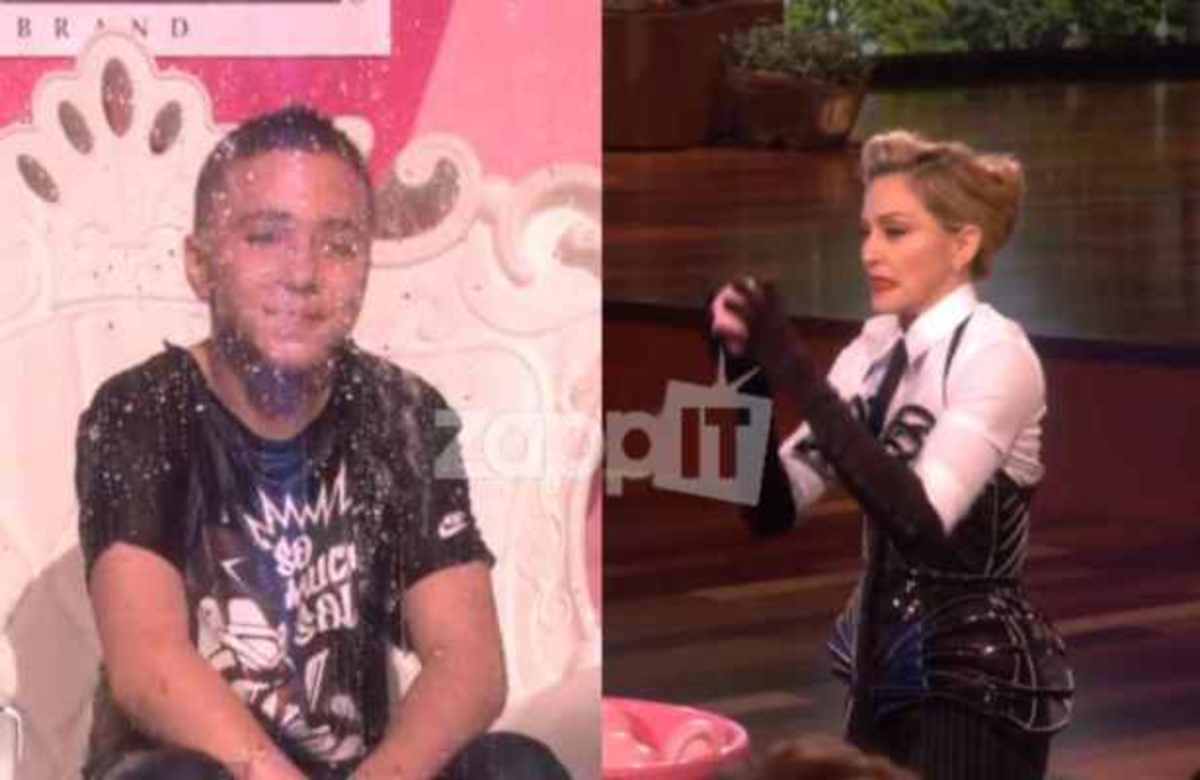 H Madonna έκανε μούσκεμα τον γιό της στην εκπομπή της Ellen Degeneres!