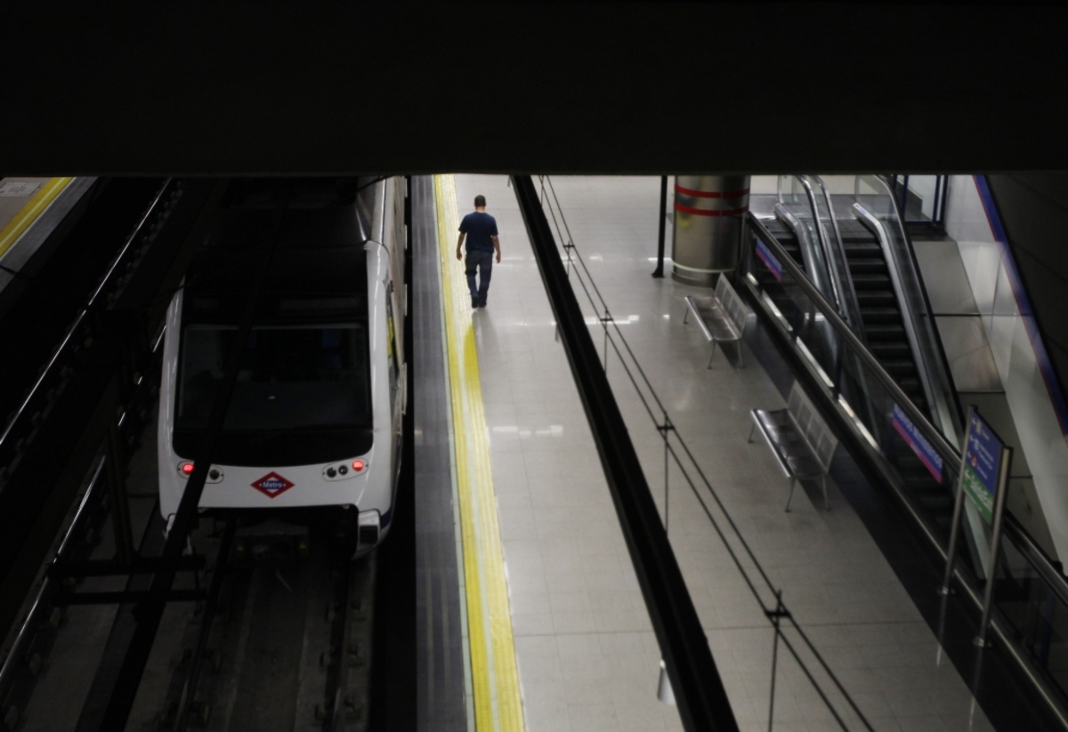 Το μετρό της Μαδρίτης...άδειο! ΦΩΤΟ REUTERS