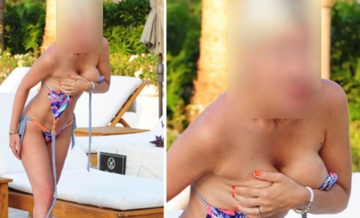 Πασίγνωστη ηθοποιός σηκώθηκε από την ξαπλώστρα και της έπεσε το μαγιό!