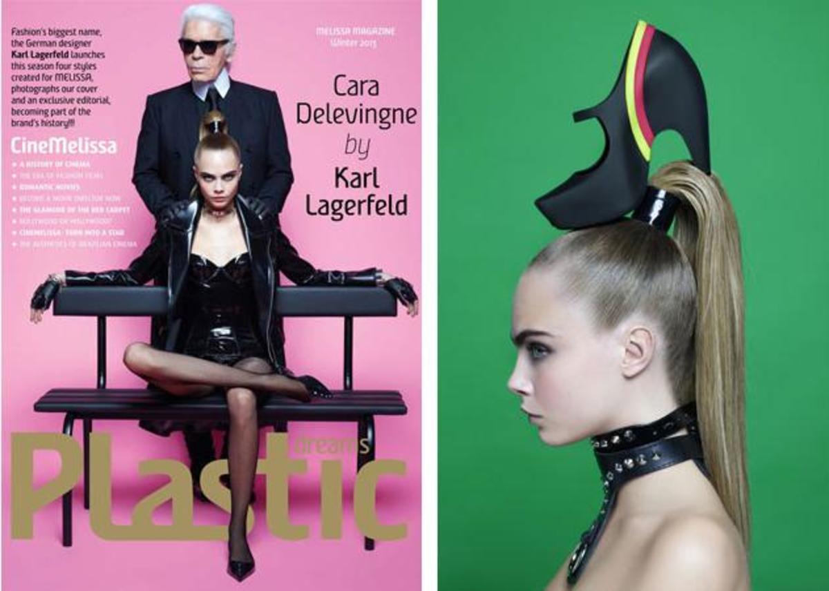 Η Cara Delevingne και ο Karl Lagerfeld στο βίντεο για την σειρά Melissa “Plastic Dreams”!