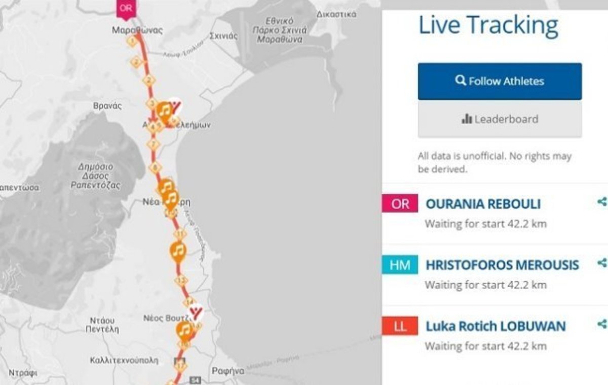 Μαραθώνιος LIVE Tracking: Στον παλμό του Μαραθώνιου 2016 [pic]