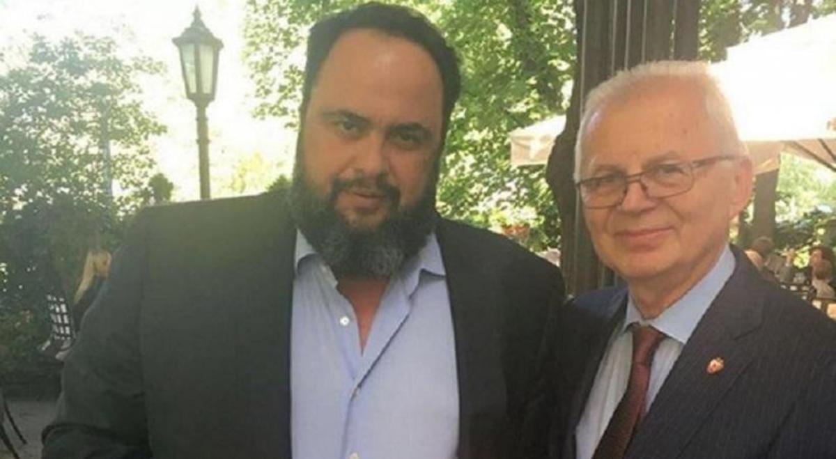 Η φωτογραφία του Μαρινάκη με τον πρόεδρο του Ερυθρού Αστέρα!