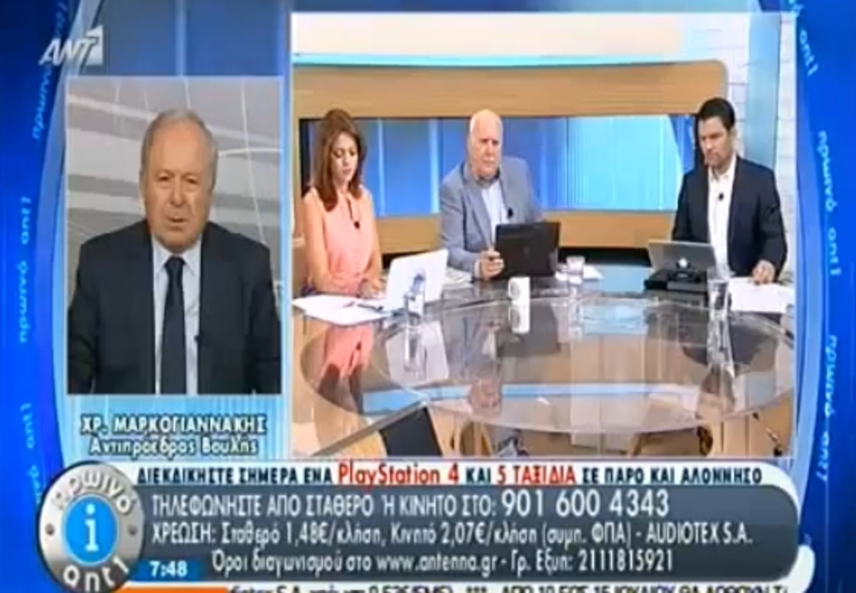 Επίθεση Μαρκογιαννάκη στον ΣΥΡΙΖΑ