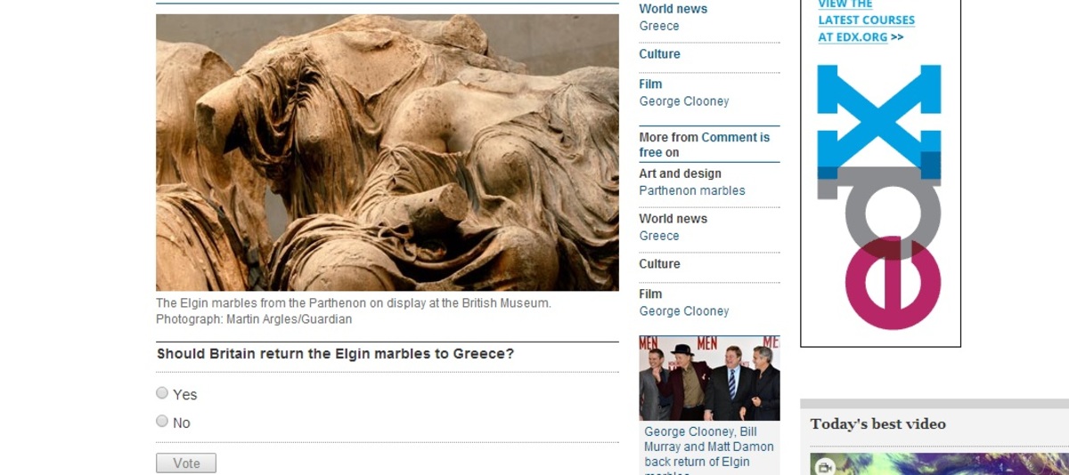 Υπέρ της επιστροφής των μαρμάρων του Παρθενώνα οι Βρετανοί; – Τι λέει δημοσκόπηση του “Guardian”