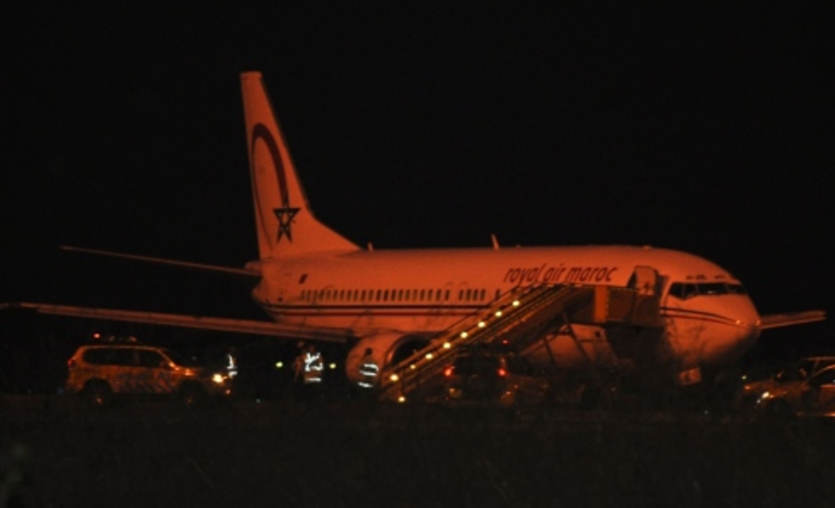 Το αεροσκάφος της Air Maroc προσγειώθηκε με ασφάλεια.