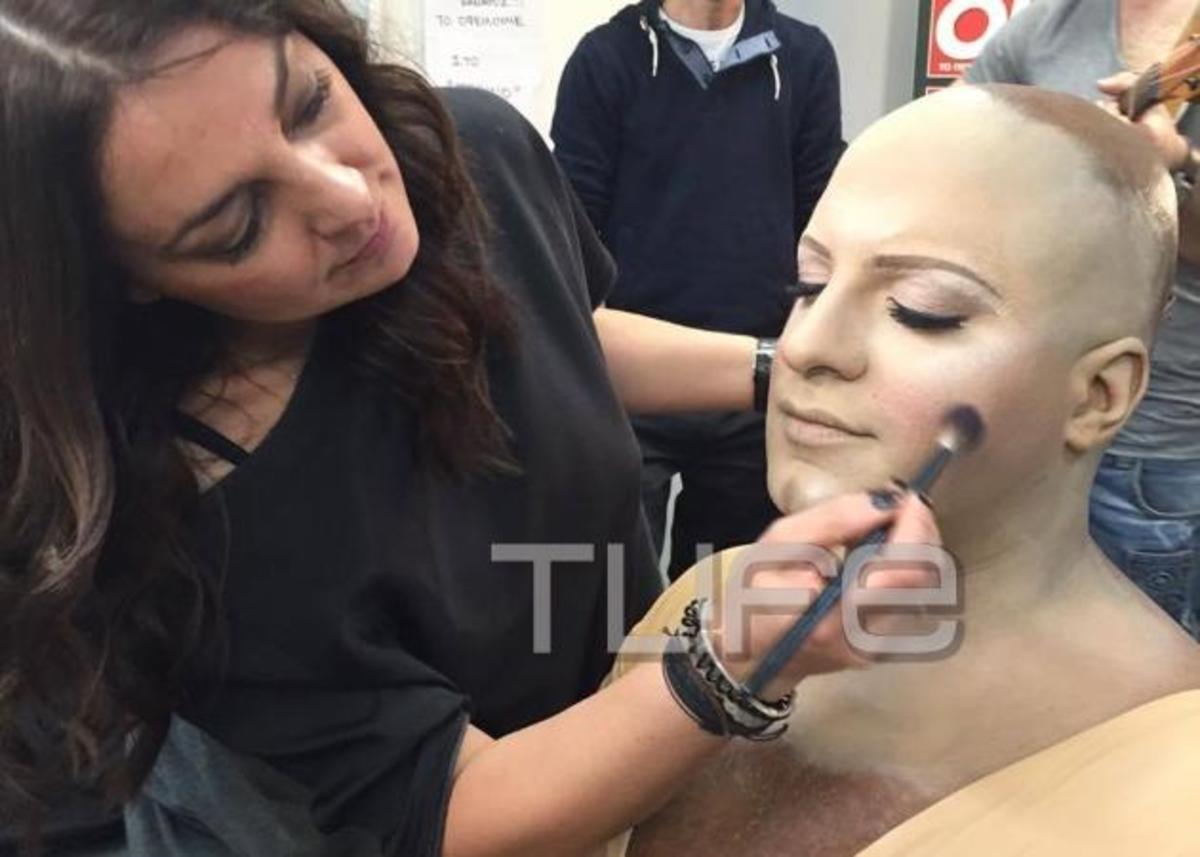 Δες πώς η Έλσα Πρωτοψάλτη μεταμόρφωσε τον Ησαΐα Ματιάμπα σε Adele! Φωτογραφίες