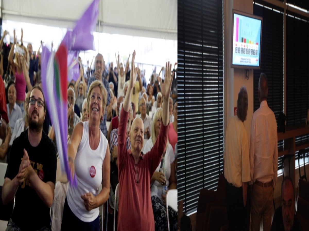Αποτελέσματα εκλογών 2015 – ΣΥΡΙΖΑ – ΝΔ: Οι αντιδράσεις στα δύο “στρατόπεδα” μετά τα exit polls (ΦΩΤΟ)