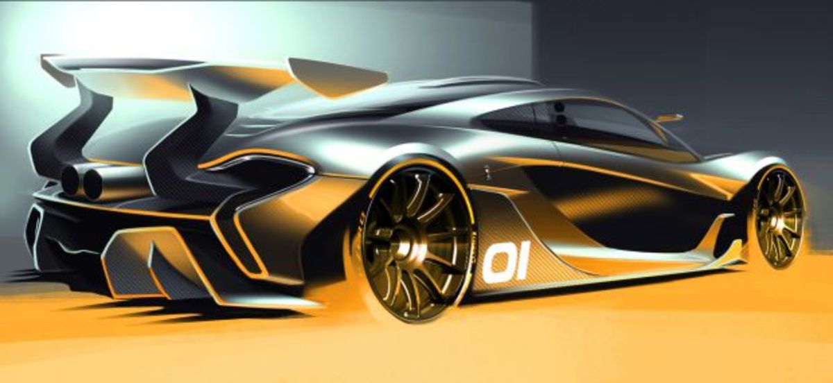 To πρώτο επίσημο σκίτσο της McLaren P1 GTR