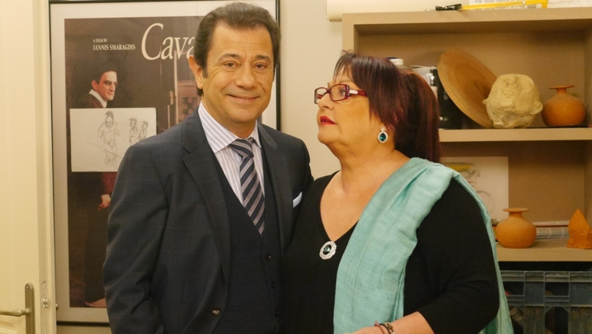 Μίρκα Παπακωνσταντίνου και Δάνης Κατρανίδης μαζί στην TV