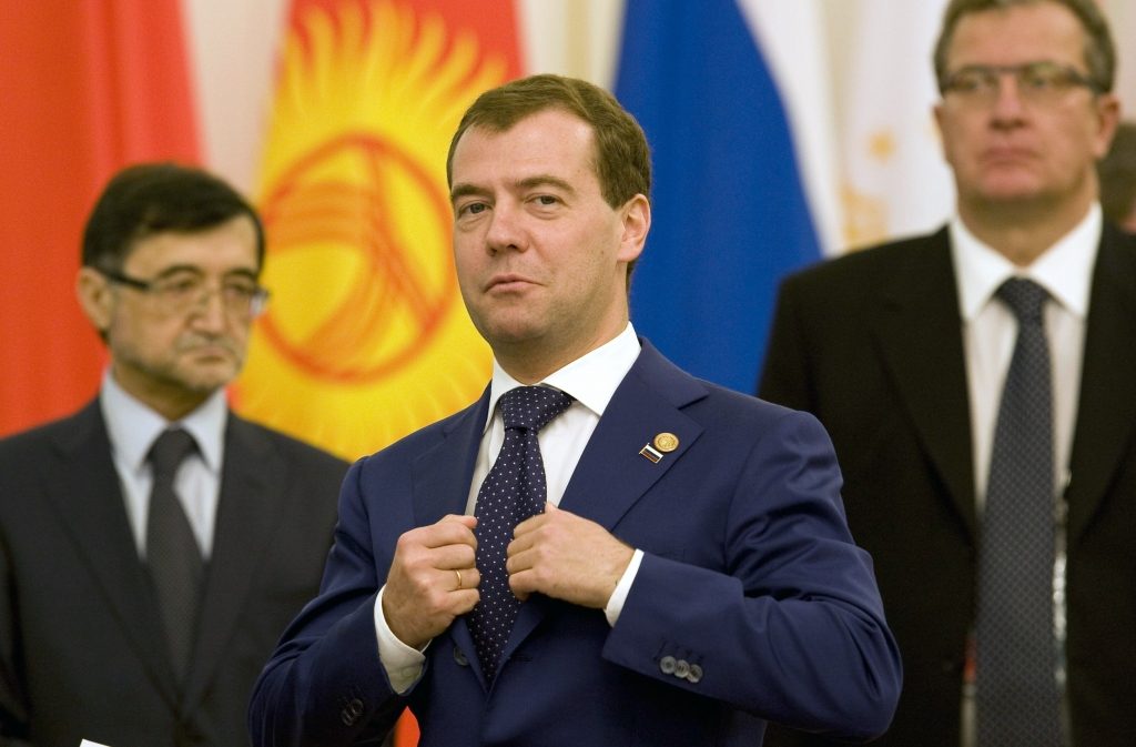 Ο Ρώσος πρόεδρος Ντιμίτρι Μεντβέντεφ. ΦΩΤΟ REUTERS