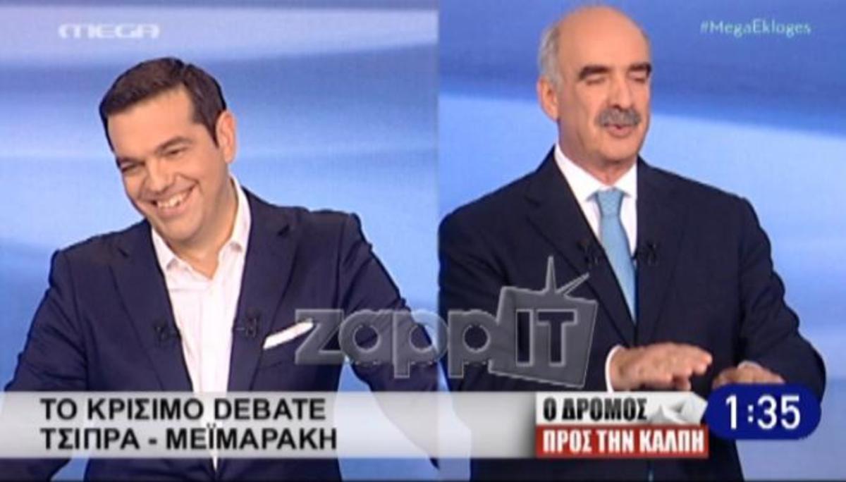 Ποια δημοσιογράφος ξελιγώθηκε στο debate με τη διαφορά ύψους Τσίπρα – Μεϊμαράκη;