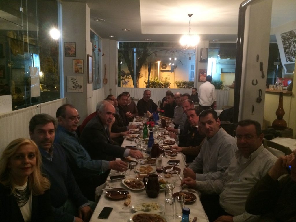 Το γεύμα Μεϊμαράκη με τους παλιούς “συντρόφους” (ΦΩΤΟ)