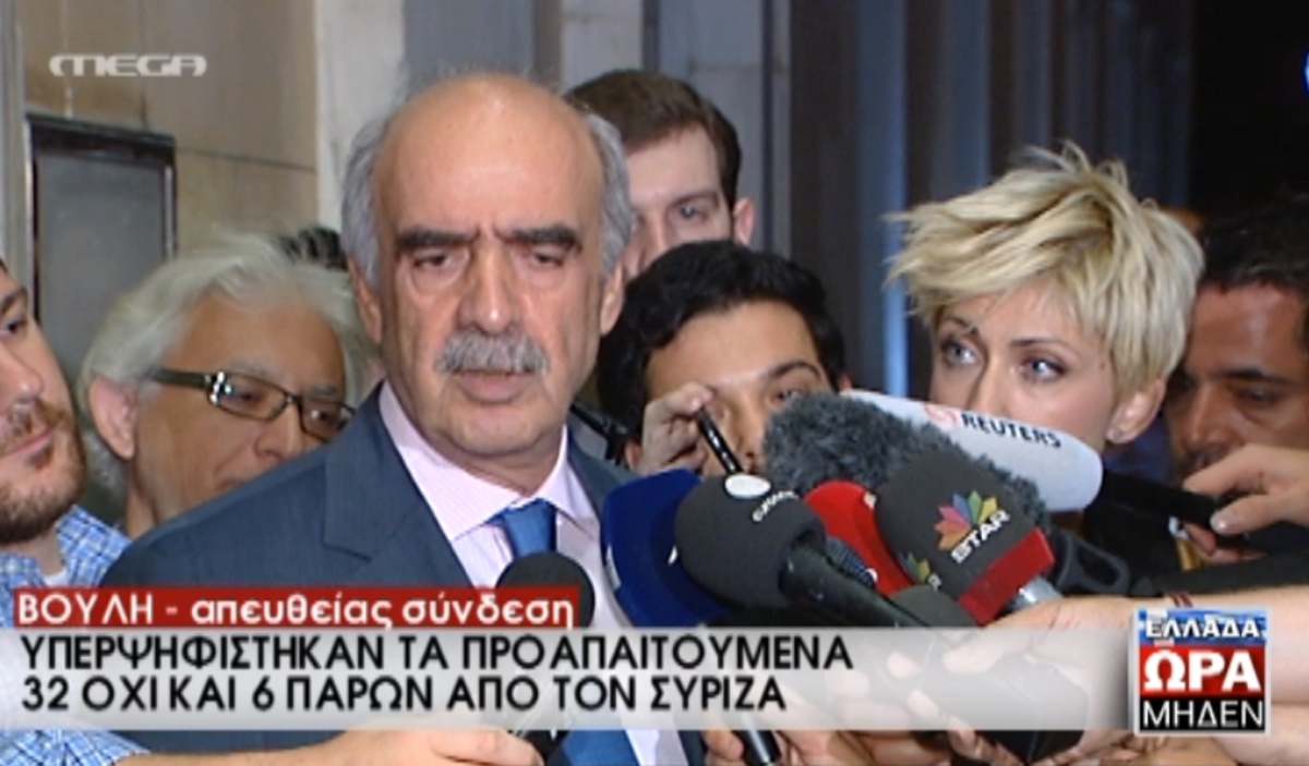 Δήλωση Μεϊμαρακη μετά ψηφοφορία