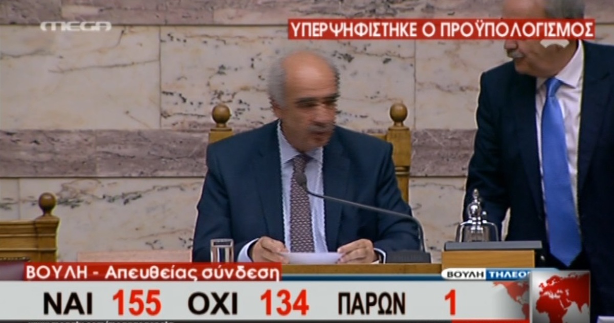 H ανακοίνωση των αποτελεσμάτων