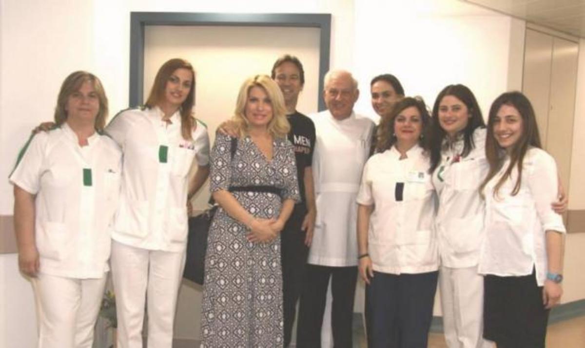 Ελένη Μενεγάκη – Ματέο Παντζόπουλος: Αδημοσίευτες φωτογραφίες τους, μέσα από το μαιευτήριο!