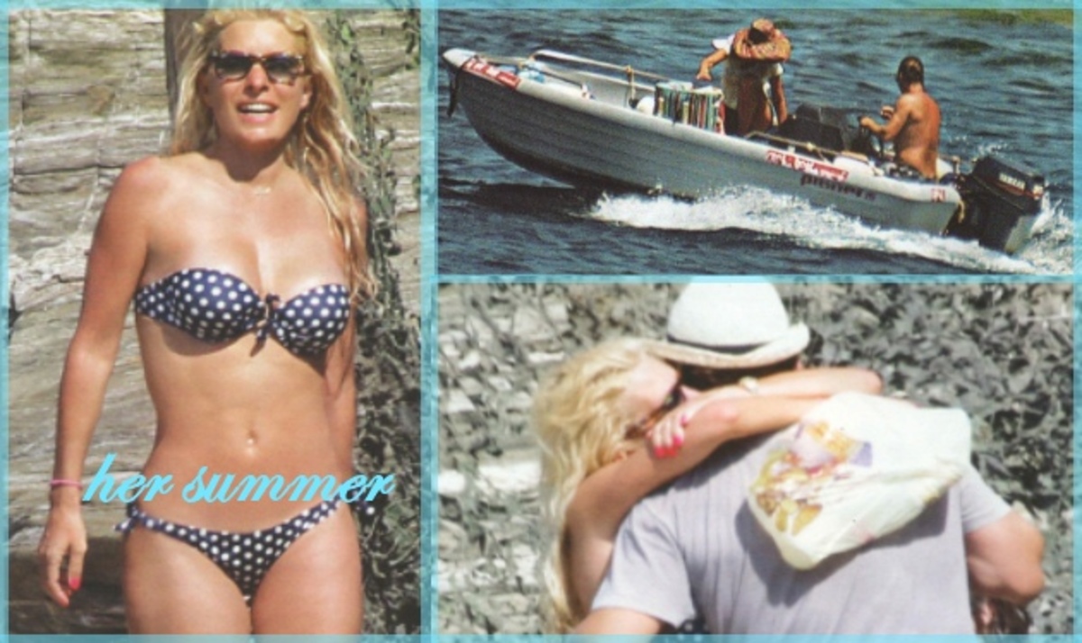 Ε. Μενεγάκη: Διακοπές με τα παιδιά και τον Ματέο στην Άνδρο και βόλτες με το σκάφος!