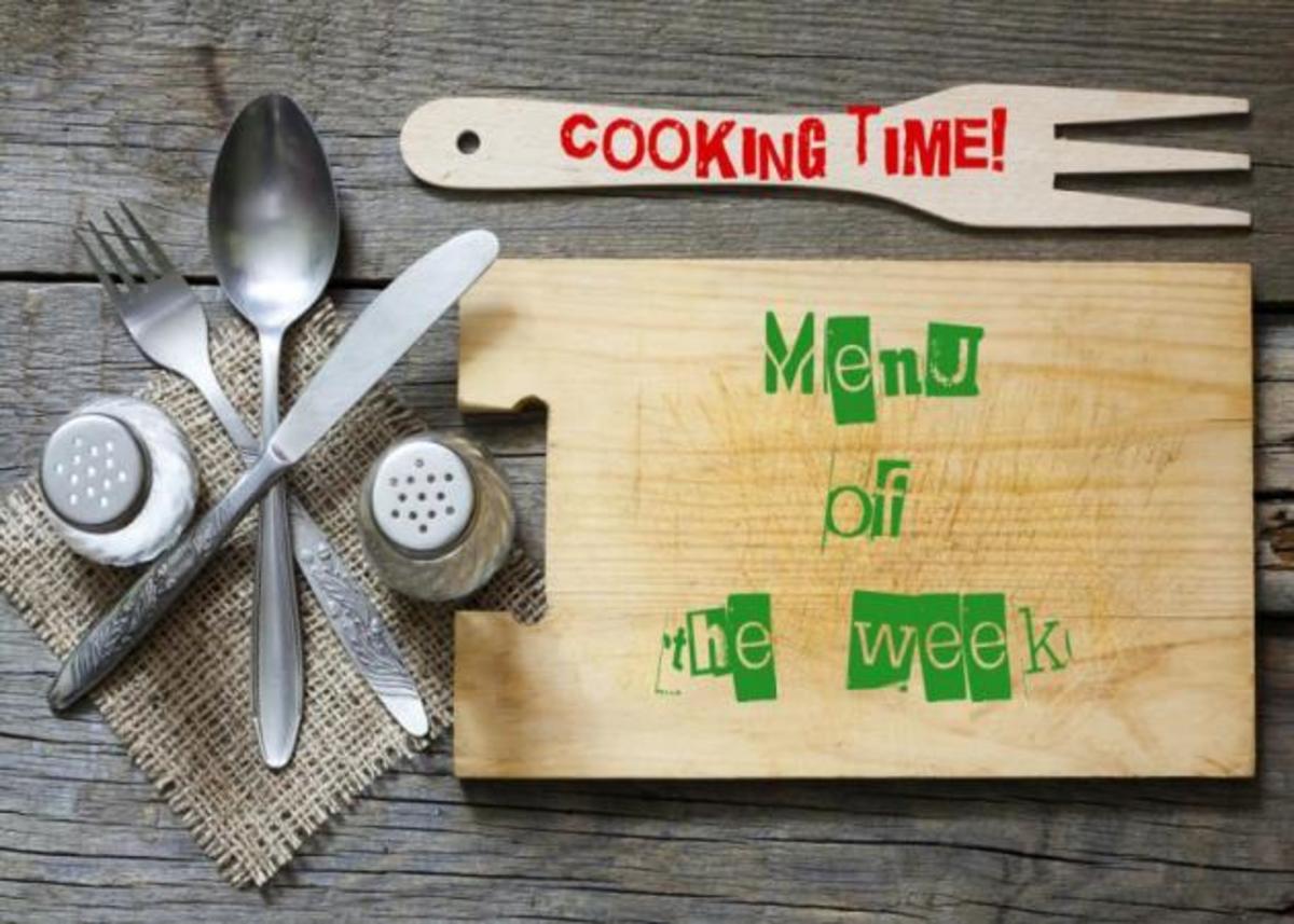 Το μενού της εβδομάδας!