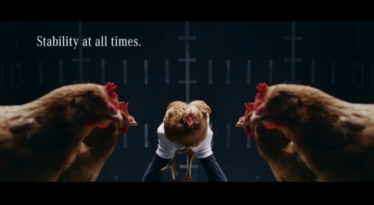 Video: Τι δουλειά έχει μια κότα (!) σε διαφήμιση της Mercedes-Benz
