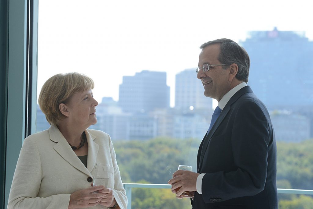 Συνάντηση Σαμαρά -Μέρκελ στο περιθώριο του ΕΛΚ