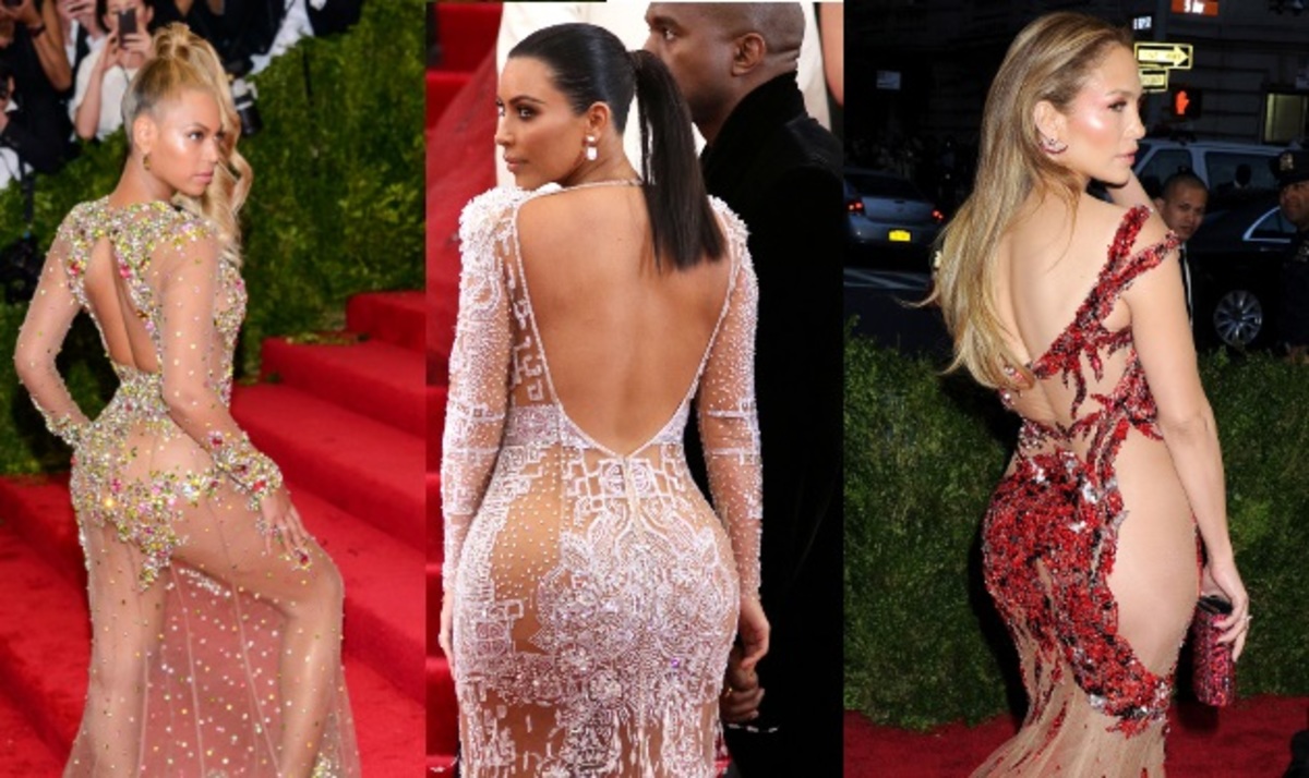 Ημίγυμνες εμφανίσεις για Beyonce, Lopez, Kardashian στο κόκκινο χαλί