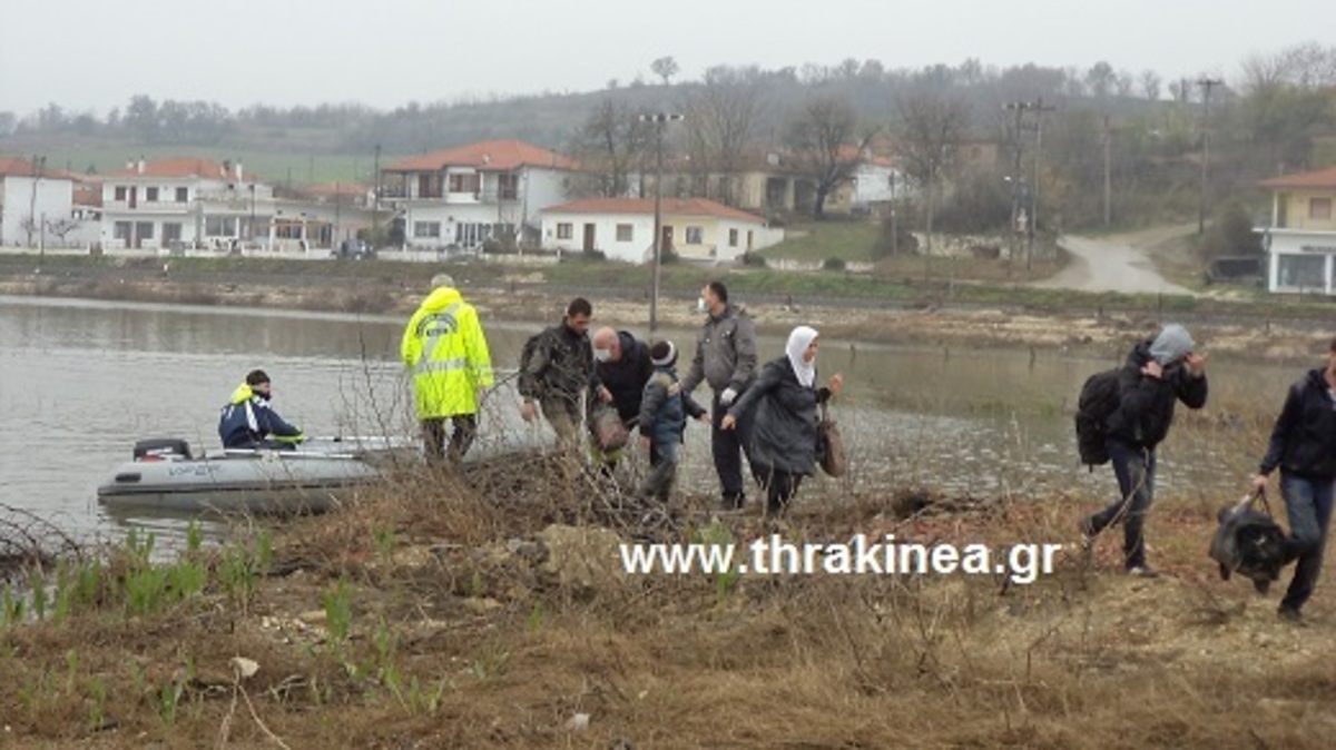 BINTEO: Καρέ-καρέ η δραματική διάσωση των 68 μεταναστών στον Έβρο