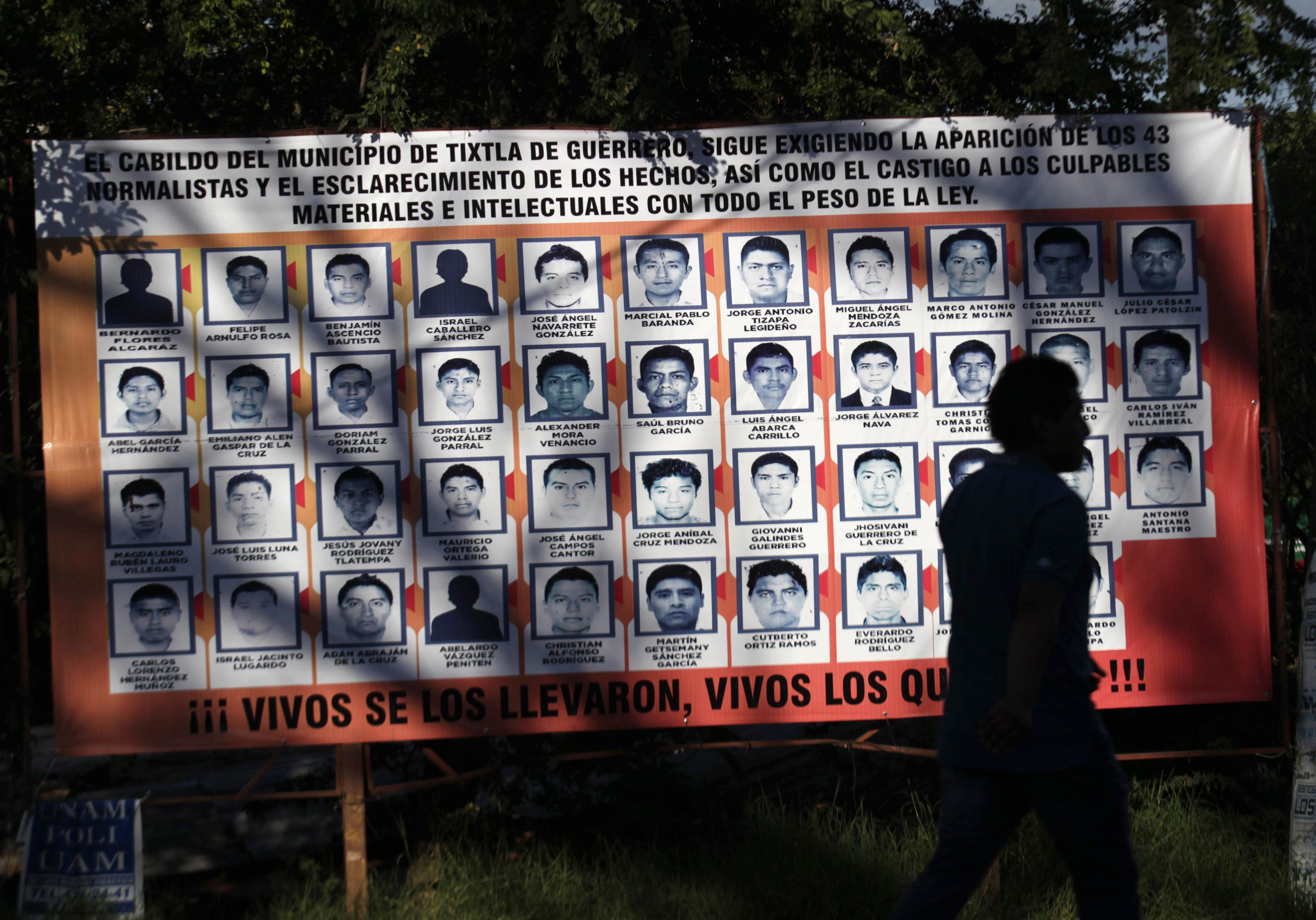 Μεξικό: Στο στόχαστρο των Αρχών στρατιωτικοί για ευθύνες σχετικά με την εξαφάνιση φοιτητών το 2014
