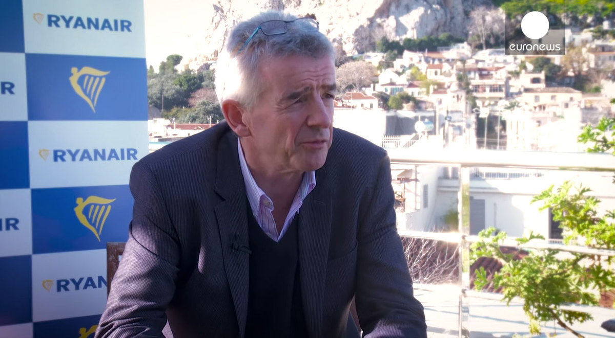 Το “αφεντικό” της Ryanair ζητά συγγνώμη από τους Έλληνες (VIDEO)
