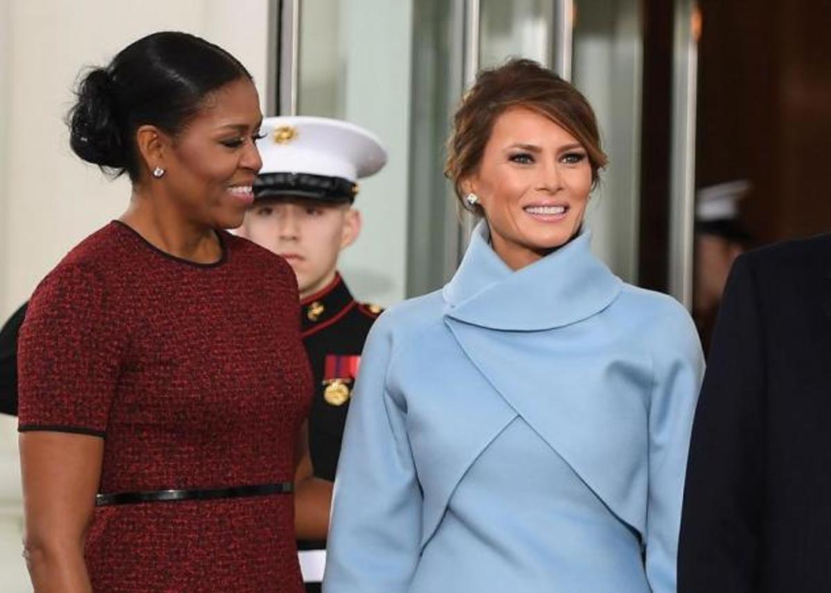 Melania Trump – Michelle Obama: Η άβολη στιγμή στην ορκωμοσία [vid]