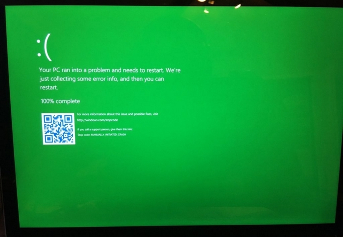 Γιατί η μπλε οθόνη των Windows έγινε… Πράσινη;