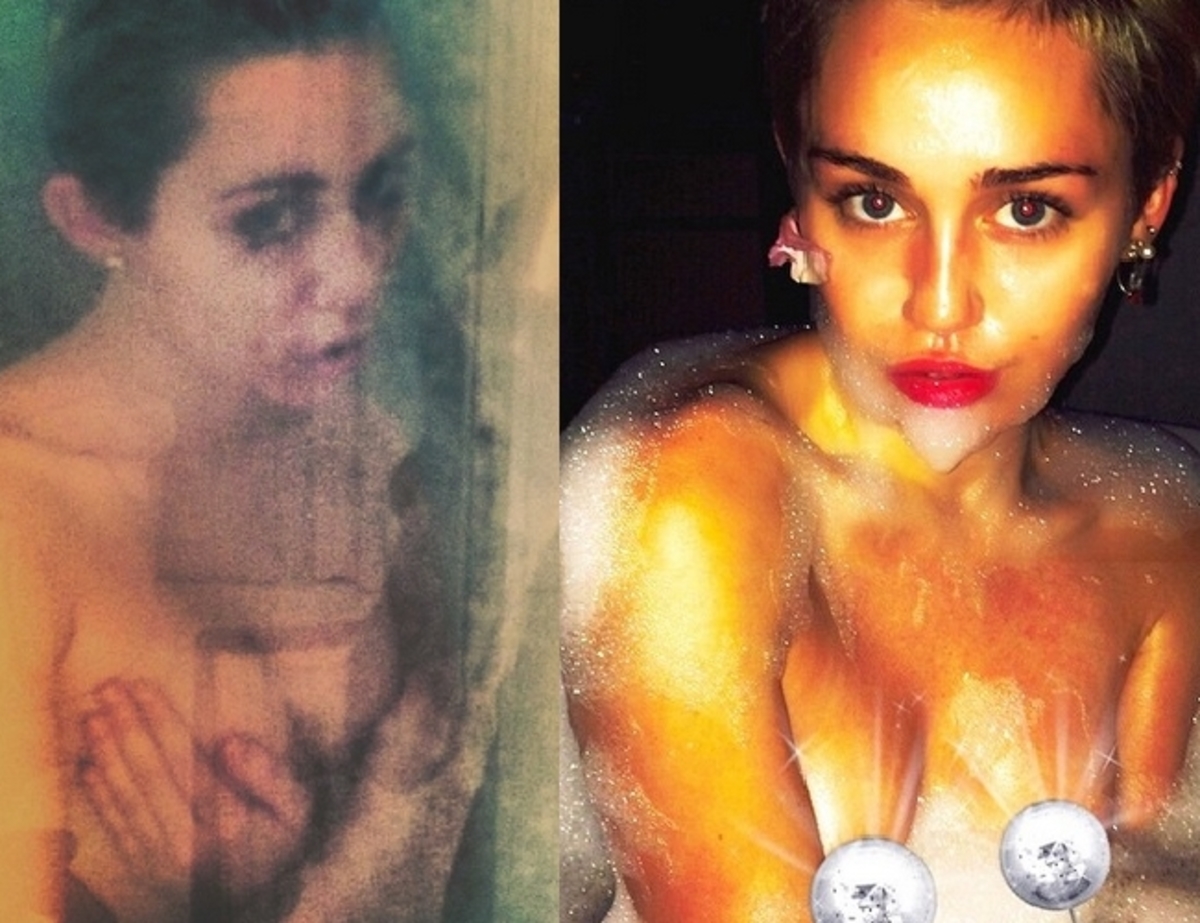 Κολάζει με ημίγυμνες φωτογραφίες – Η Miley Cyrus βάζει φωτιά στο ίντερνετ