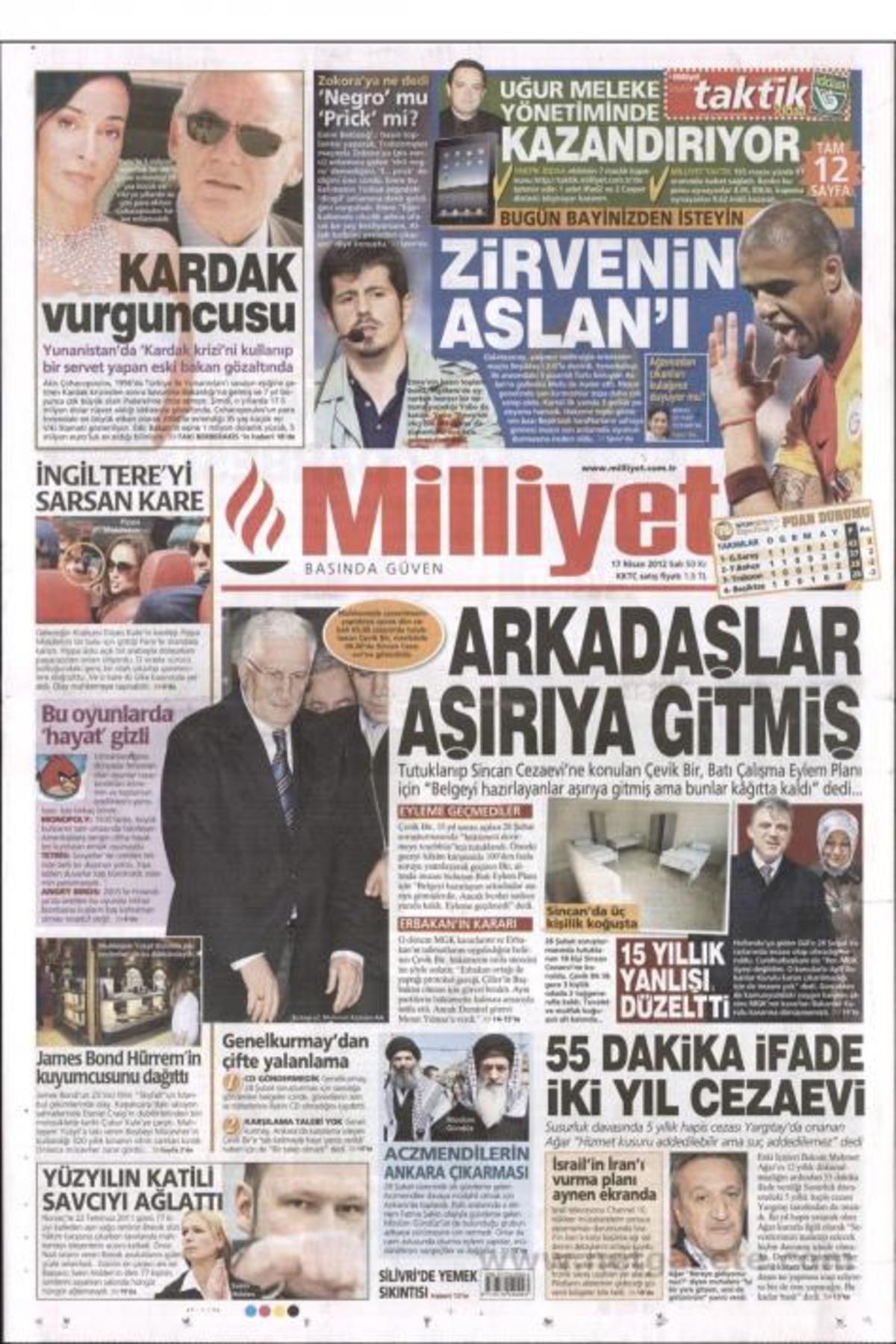 Η Μilliyet για τον Τσοχατζόπουλο: “Ο κλέφτης των Ιμίων”