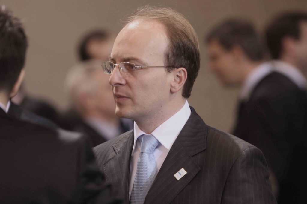 Ο υπουργός εξωτερικών της ΠΓΔΜ Αντόνιο Μιλόσοσκι.ΦΩΤΟ EUROKINISSI