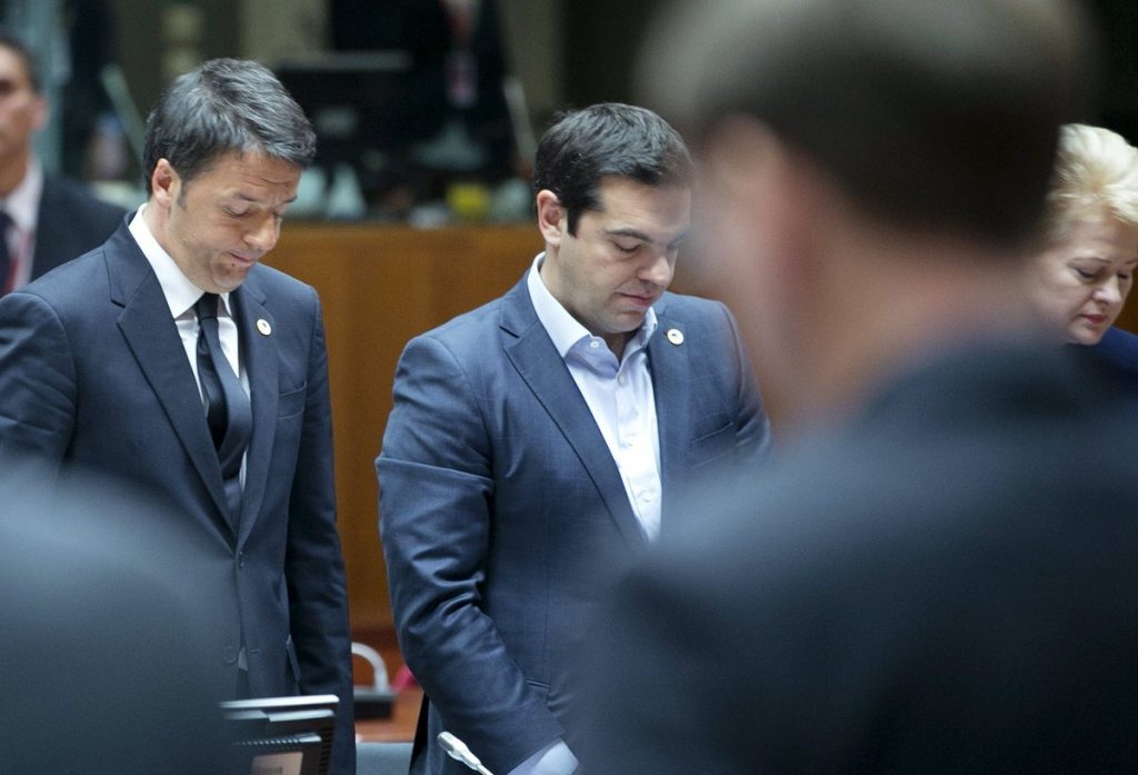 Σύνοδος Κορυφής: Η συγκίνηση Τσίπρα στην ενός λεπτού σιγή ΦΩΤΟ